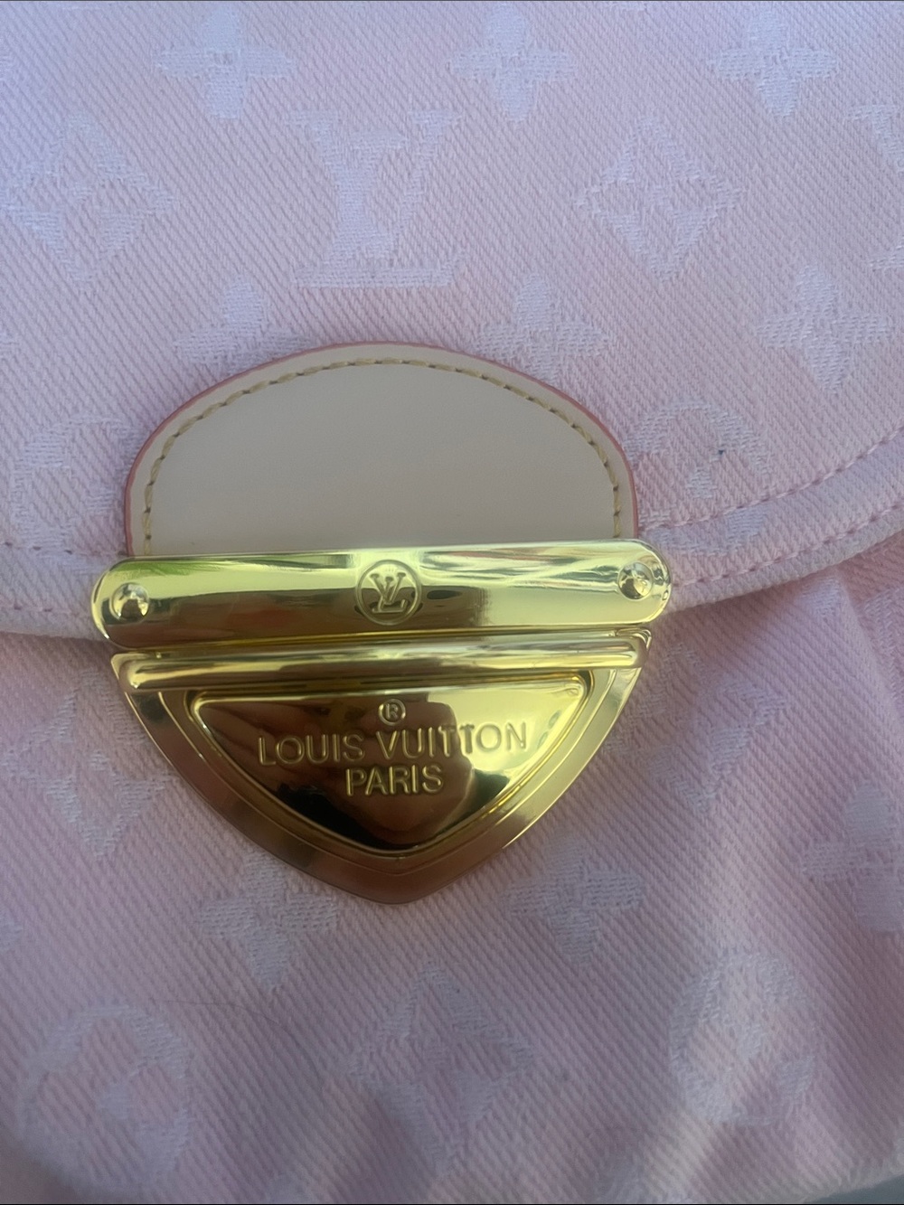 Louis Vuitton Pink denim sunset purse - Picture 6 of 15